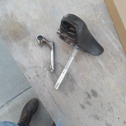 1970s Schwinn Seat And Gooseneck 