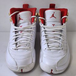 Jordan Retro 12s Red/White 6Y