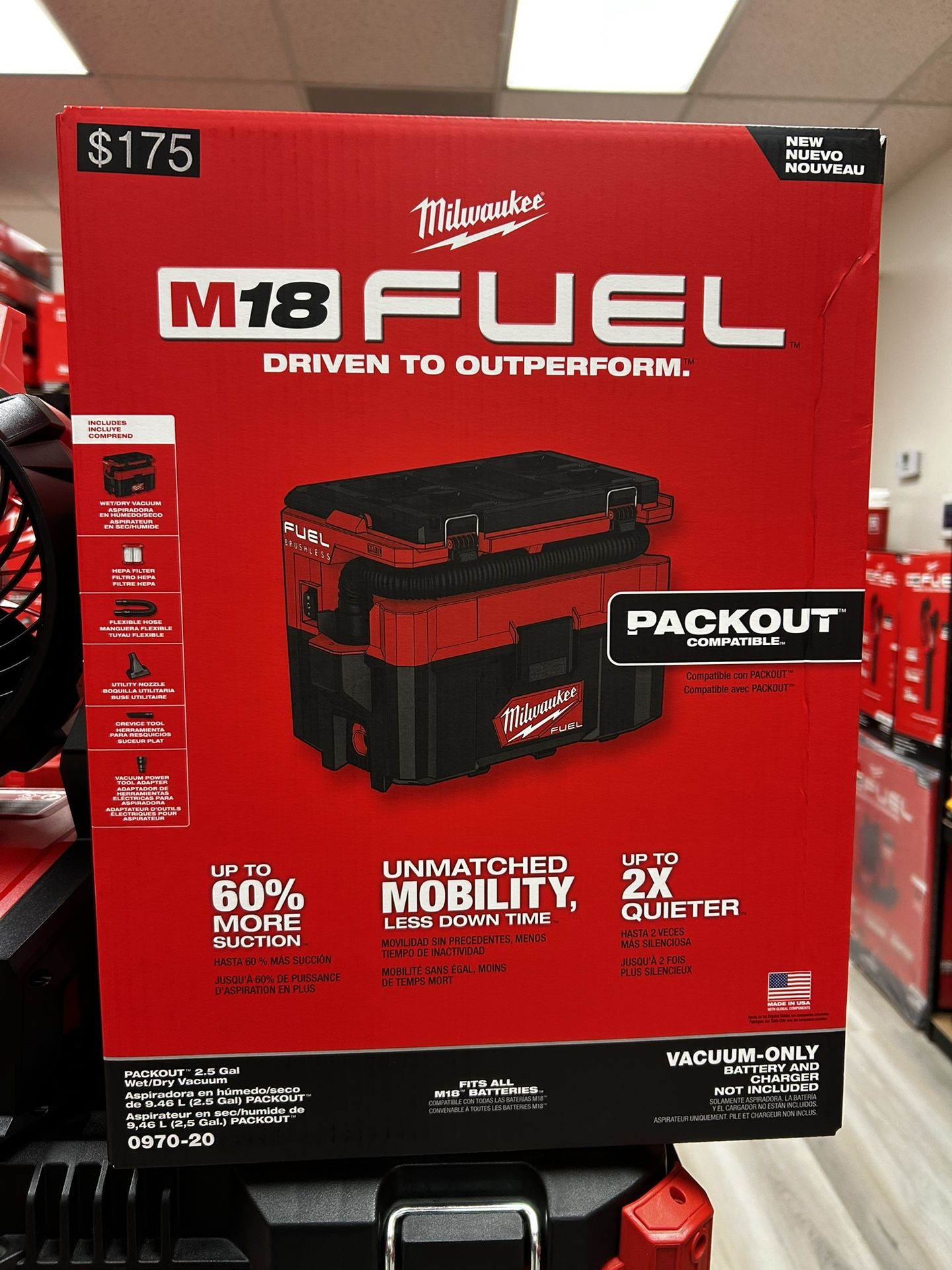 Milwaukee M18 Fuel Packout Vacuum