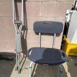 Crutches And Shower Chair