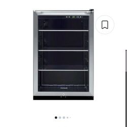 Frigidaire | Beverage / Wine Stainless Steel Fridge | Small Dorm Refrigerator 