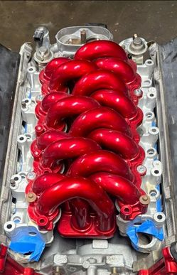 1994 mark viii 8 intake manifold imrc powdercoated red