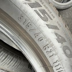 MERCEDES GLE REARS 315/40/21 Pirelli Pzero (2 Tires) $125.00/ Both 