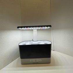 AeroGarden Harvest Herb Seed 6 Pod Base & with Power Cord 100690-BLK - Tested