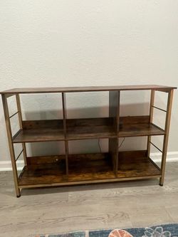 Rustic 6-Cube Bookshelf / Storage Shelf