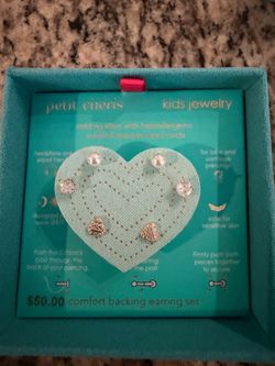 New Petit Cheris Sterling Silver Kids Earrings