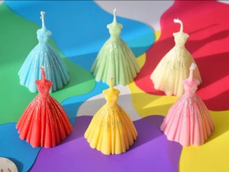 Bridal Dress Scented Candle – Perfect for Bridal Showers, Weddings & Special Celebrations