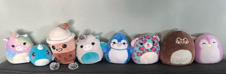 Squishmallows Plush Lot of 8