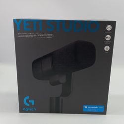 New In Box Logitech Yeti Studio Broadcast Dynamic Microphone