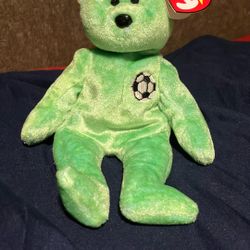 Rare Mint Kicks Beanie Baby, Tag Errors