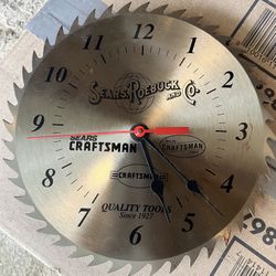 Vintage Sears Craftsman Clock