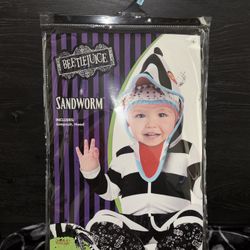 Beetlejuice Sandworm Infant Costume- 6-12MONTHS