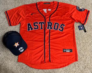 Orange Astros Jerseys at $50 each + 1 FREE hat