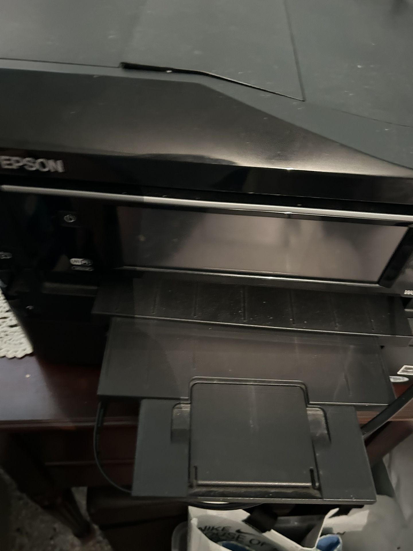 Epson All-In-One Printer Print Scanned Copies Works Great Just Needs Toner