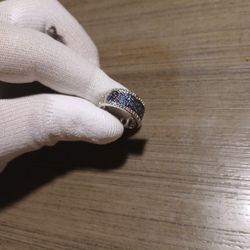 Bling Bling... Sterling Silver Diamond Ring!