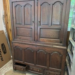 18 Century French Oak Cabinet