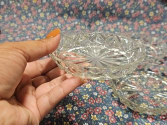 Vintage Glass Coaster Set of 4