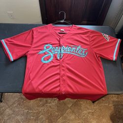 Red Arizona Diamondbacks Serpientes Baseball Jersey XL