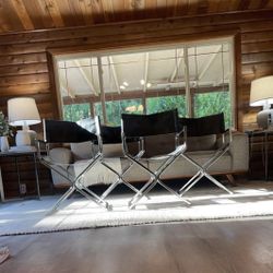 Authentic Robert Kjer Jacobsen Directors Chairs / Retail: $2,826 / Delivery Available