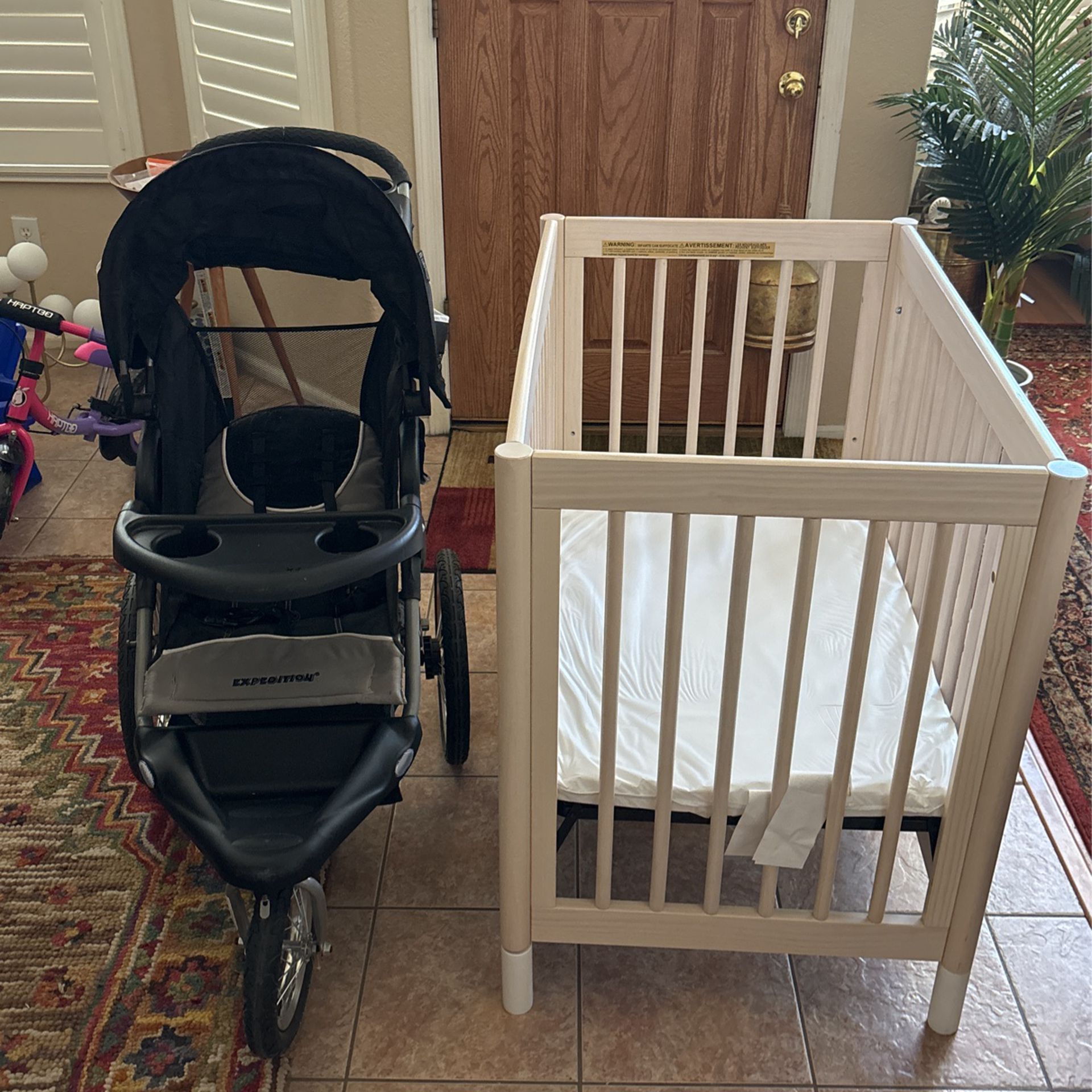 Baby Crib And Stroller (new)