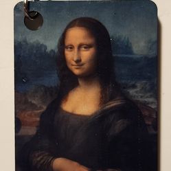 Leonardo Da Vinci Mona Lisa Keychain 