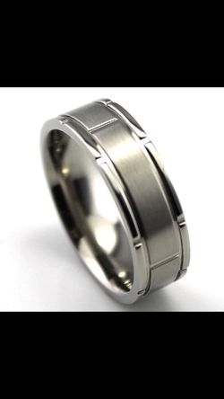7MM Pure Titanium Ring