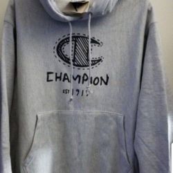 CHAMPION REVERSE WEAVE EST.1919 EDITION MEN'S WARM THICK HEAVYWEIGHT HOODIE SWEATER SIZE MEDIUM OXFORD GREY BRAND NEW WITH TAGS CHECK OUT MY OFFERS.