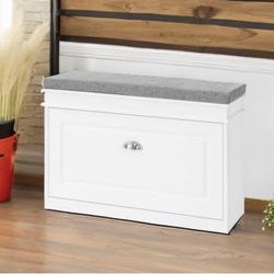 Shoe Storage Bench With Cushion