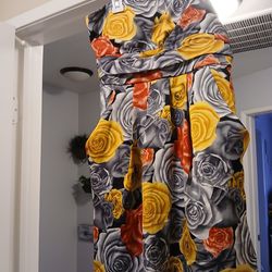 Strapless Rose Dress