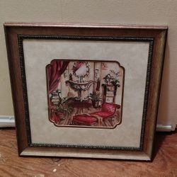 Victorian Restroom Scene Picture