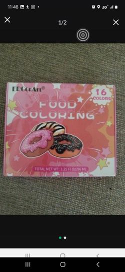 Food Coloring Box 16 Colors