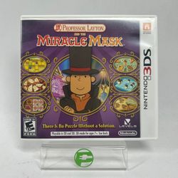 Professor Layton and The Miracle Mask (Nintendo 3DS, 2012)