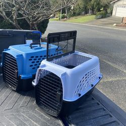 Small Dog Cat Rabbit Bunny Kennel Crate Carrier Like New 24" L by 14” W by 14” H $25 Each
