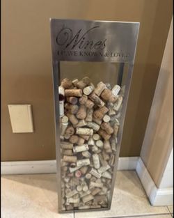 Wine Cork Display Holder Vineyard Themed Decor 
