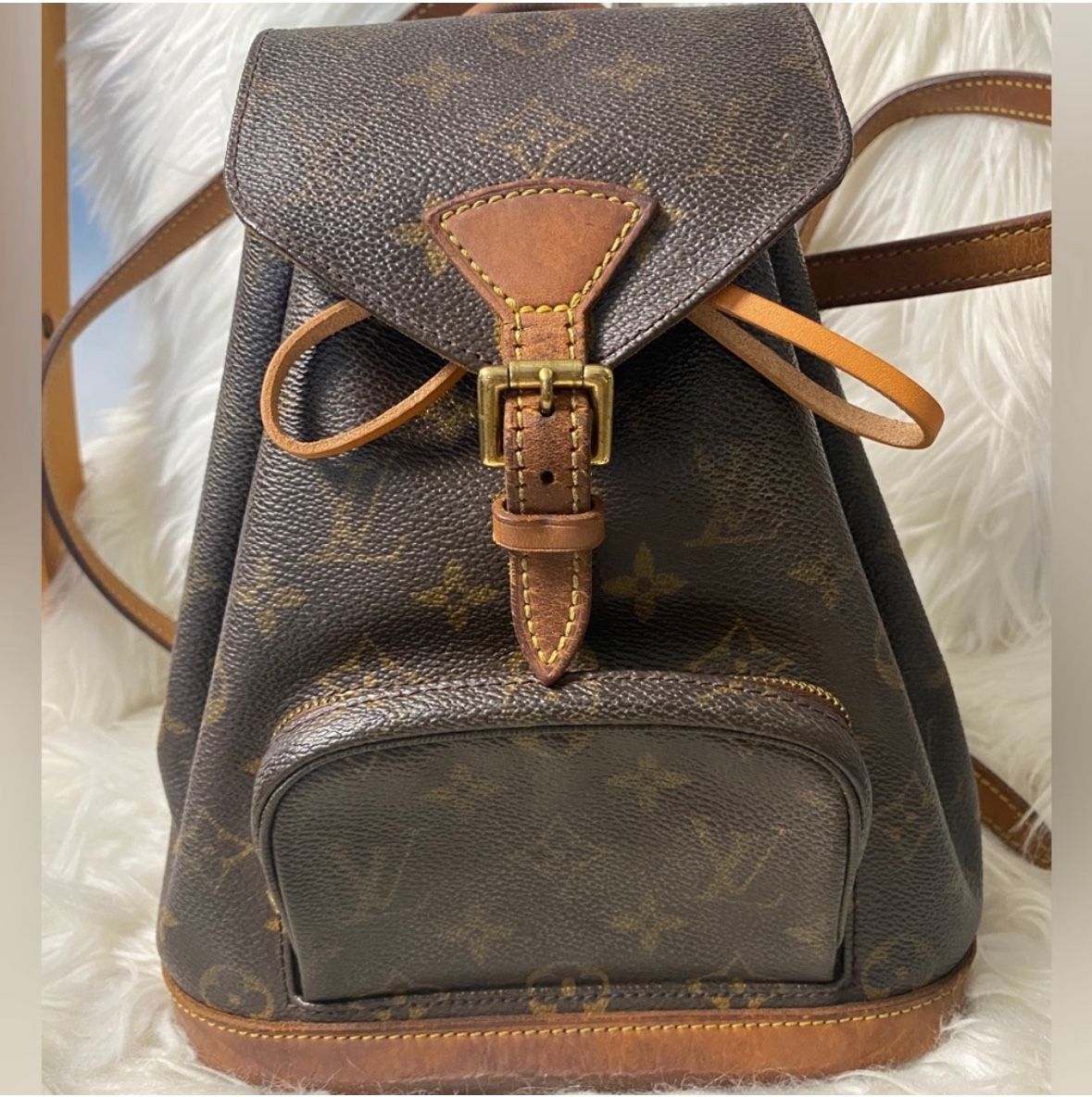 Authentic Louis Vuitton Montsouris PM Backpack