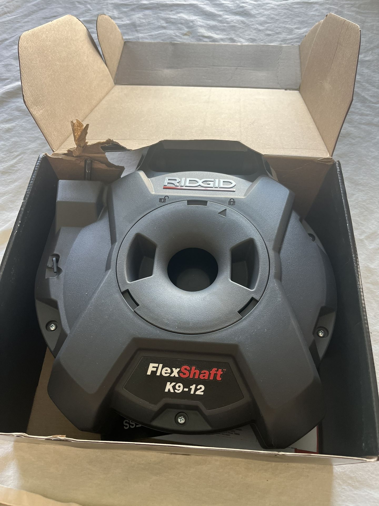 RIDGID K9-12 FlexShaft Wall-to-Wall Jrain Cleaner, 1/4 In. X 30 tt. Cleans 1-1/4 in. to 2 in. Pipes to Full Flow Capacity