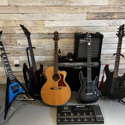 Guitars , Amps, And Pedals! 