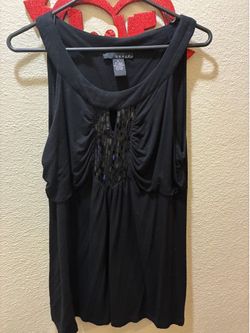 Tank Black Blouse