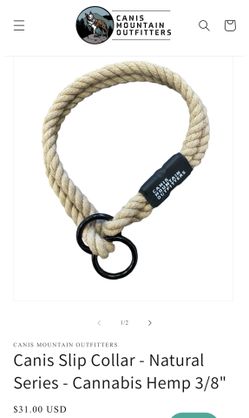 Canis Mountain Outfitters Slip Dog Collar