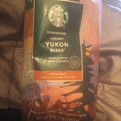 Starbucks Organic Yukon Blend Whole Bean Coffee 1LB
