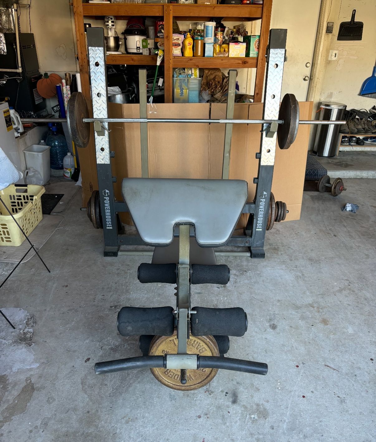 Weight Bench/Squat Rack Powerhouse PHC 1955
