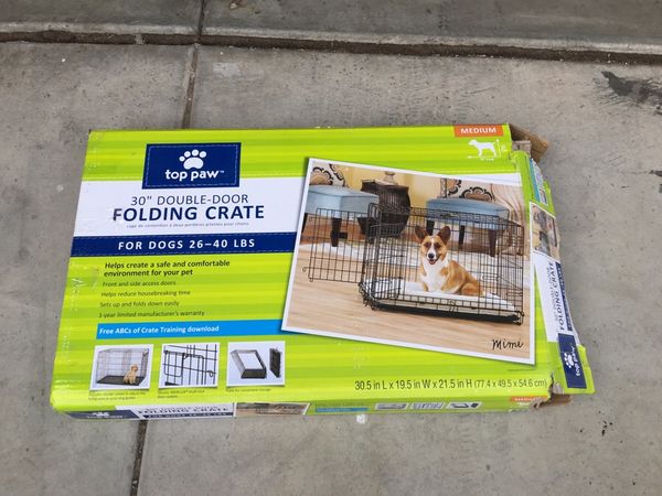 Top Paw 30 Double Door Dog Crate For Sale In Mesa Az Offerup