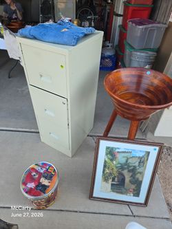 Three drawer filing cabinet