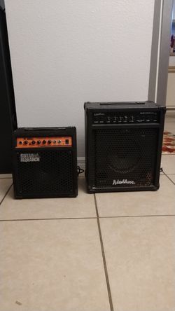 Guitar Research and Washburn practice amps for sale.$30 each
