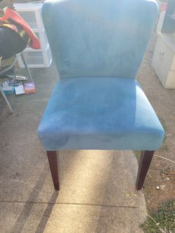 Blue Velvet Chair