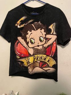 Betty boop crop top