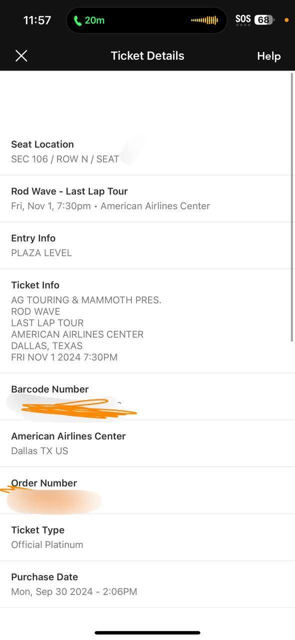 Selling These Rod Wave Tickets