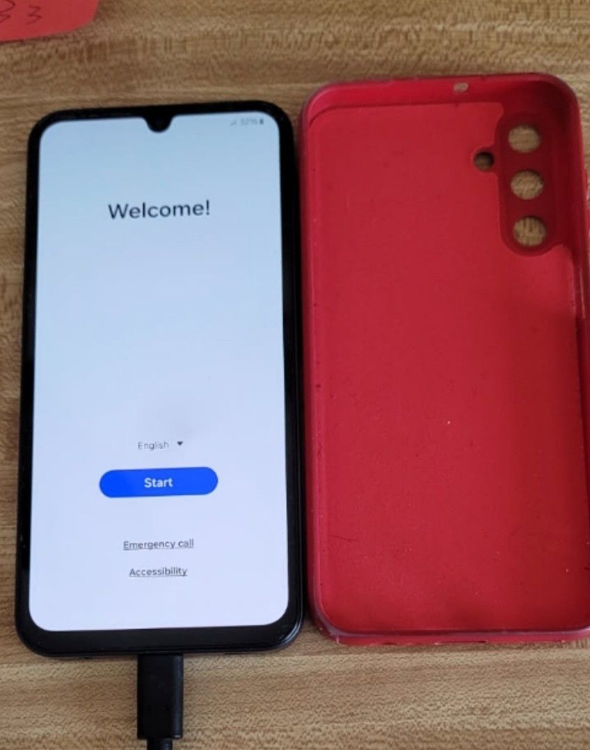 T-Mobile Unlocked A15 5g 256 storage with case