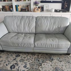 Blue Leather Couch Free
