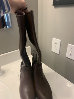 Brand New Womens Brown Boot Wide Calf Size 8 